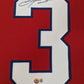 Framed Buffalo Damar Hamlin Autographed Signed Jersey Beckett Holo