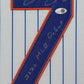 Framed New York Mets Brett Baty Autographed Signed Inscribed Jersey Jsa Coa