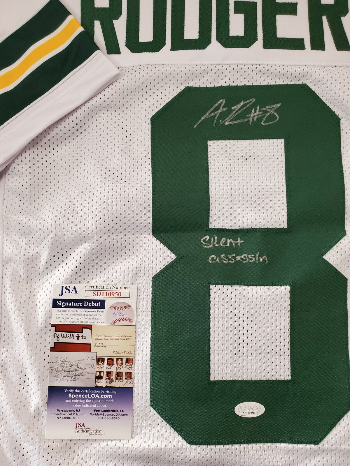 Green Bay Packers Amari Rodgers Autographed Signed Inscribed Jersey Jsa Coa