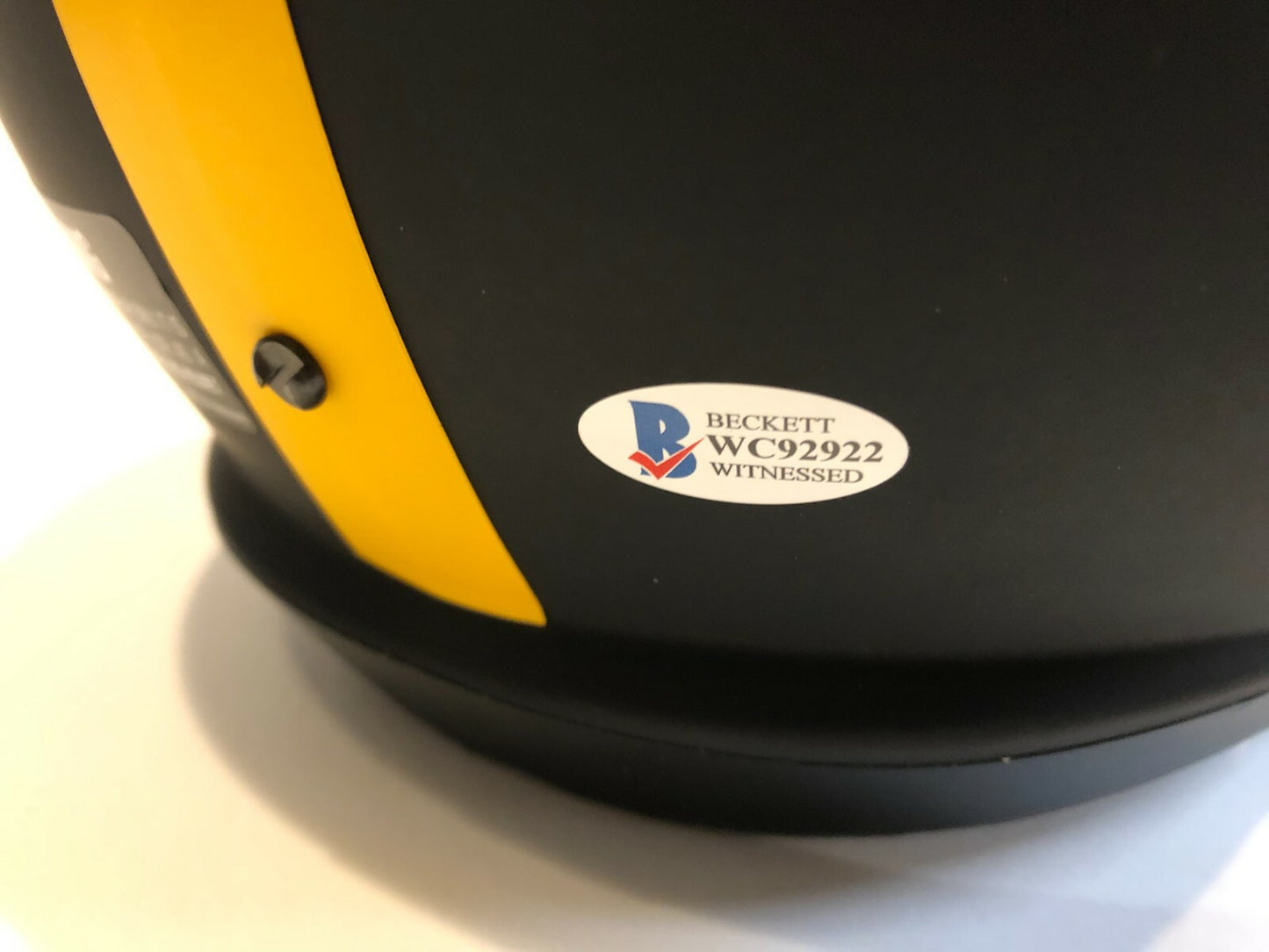 Bud Dupree Signed Pittsburgh Steelers Full Size Eclipse Rep Helmet Beckett Coa
