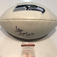 Steve Largent Autographed Signed Inscribe Seattle Seahawks Logo Football Jsa Coa