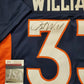 Denver Broncos Javonte Williams Autographed Signed Jersey Jsa  Coa