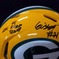 Green Bay Packers Eric Stokes Signed Insc Full Size Speed Authentic Helmet Jsa