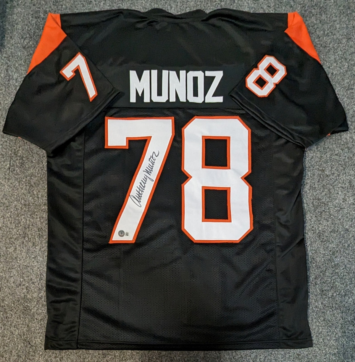 Cincinnati Bengals Anthony Munoz Autographed Signed Jersey Beckett Holo