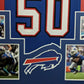 MVP Authentics Framed Buffalo Bills Greg Rousseau Autographed Signed Jersey Jsa Coa 495 sports jersey framing , jersey framing