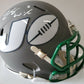 N.Y. Jets Zach Wilson Autographed Signed Amp Alternate Mini Helmet Beckett Holo