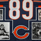 Suede Framed Chicago Bears Mike Ditka Autographed Signed Jersey Jsa Coa
