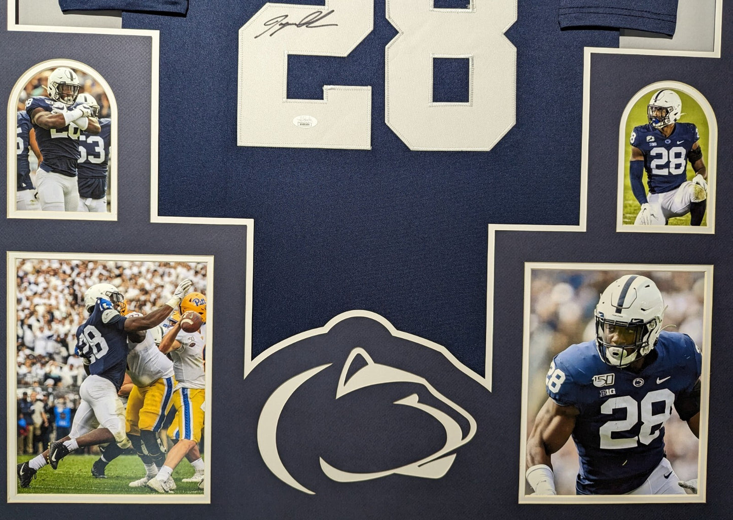 Framed Penn State Nittany Lions Odafe Jayson Oweh Autographed Jersey Jsa