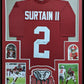 MVP Authentics Framed Alabama Crimson Tide Pat Surtain Ii Autographed Signed Jersey Jsa Coa 405 sports jersey framing , jersey framing