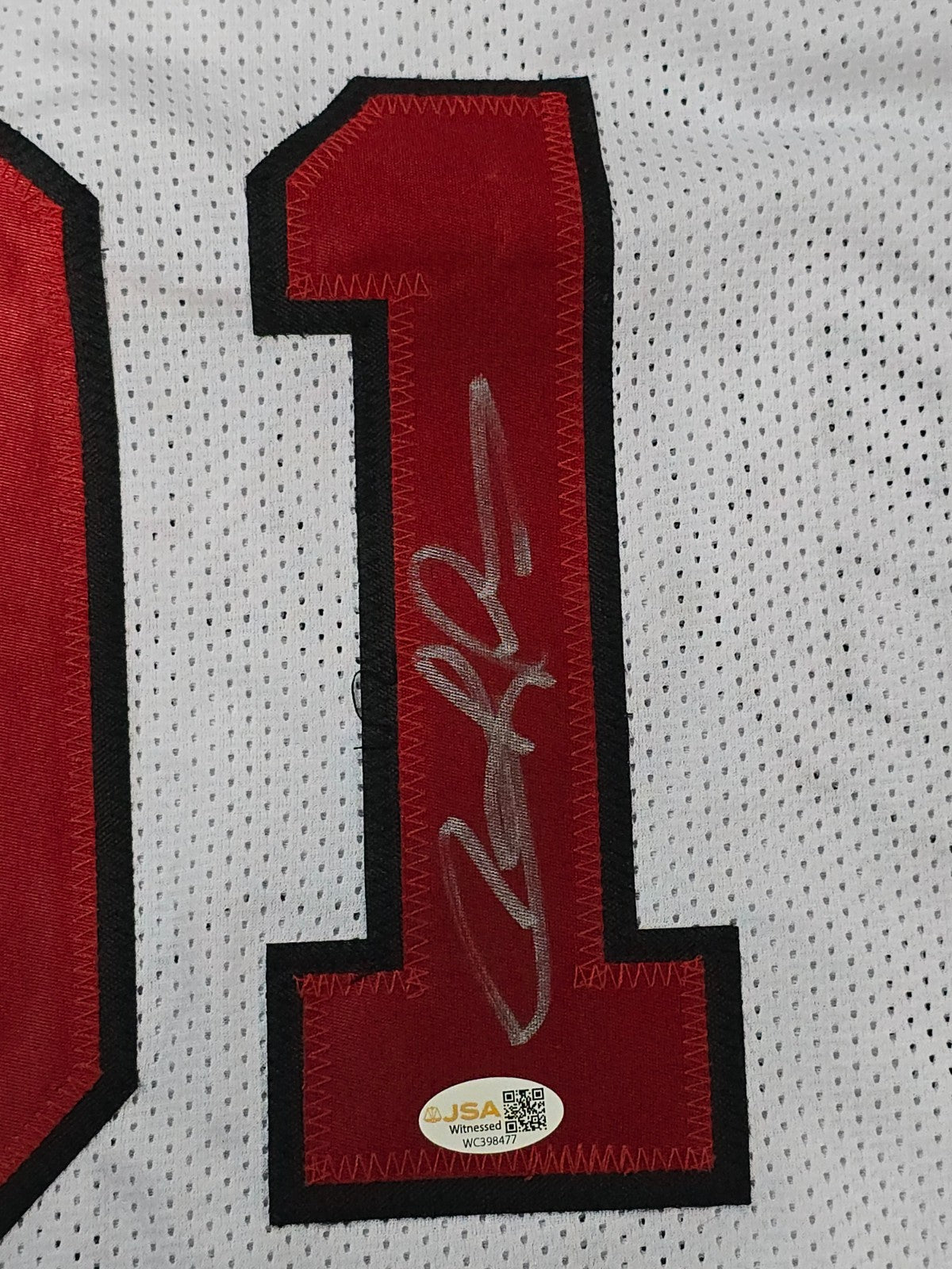Chicago Bulls Dennis Rodman Autographed Signed Jersey Jsa Holo