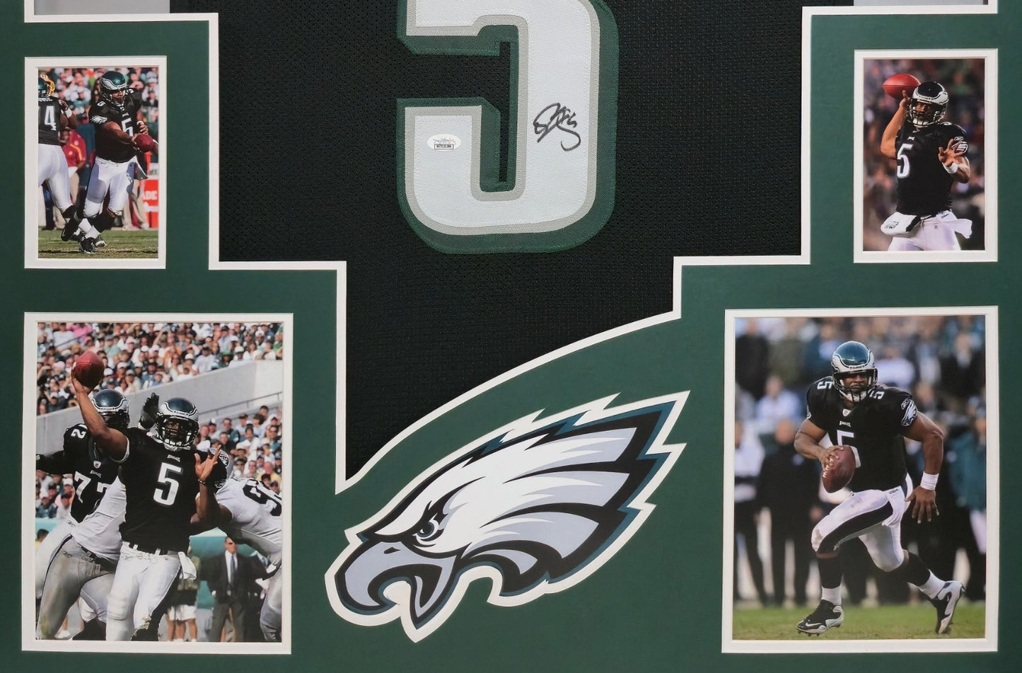 Framed Philadelphia Eagles Donovan Mcnabb Autographed Signed Jersey Jsa Coa