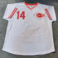 Cincinnati Reds Pete Rose Autographed Signed Custom Stat Jersey Jsa Coa