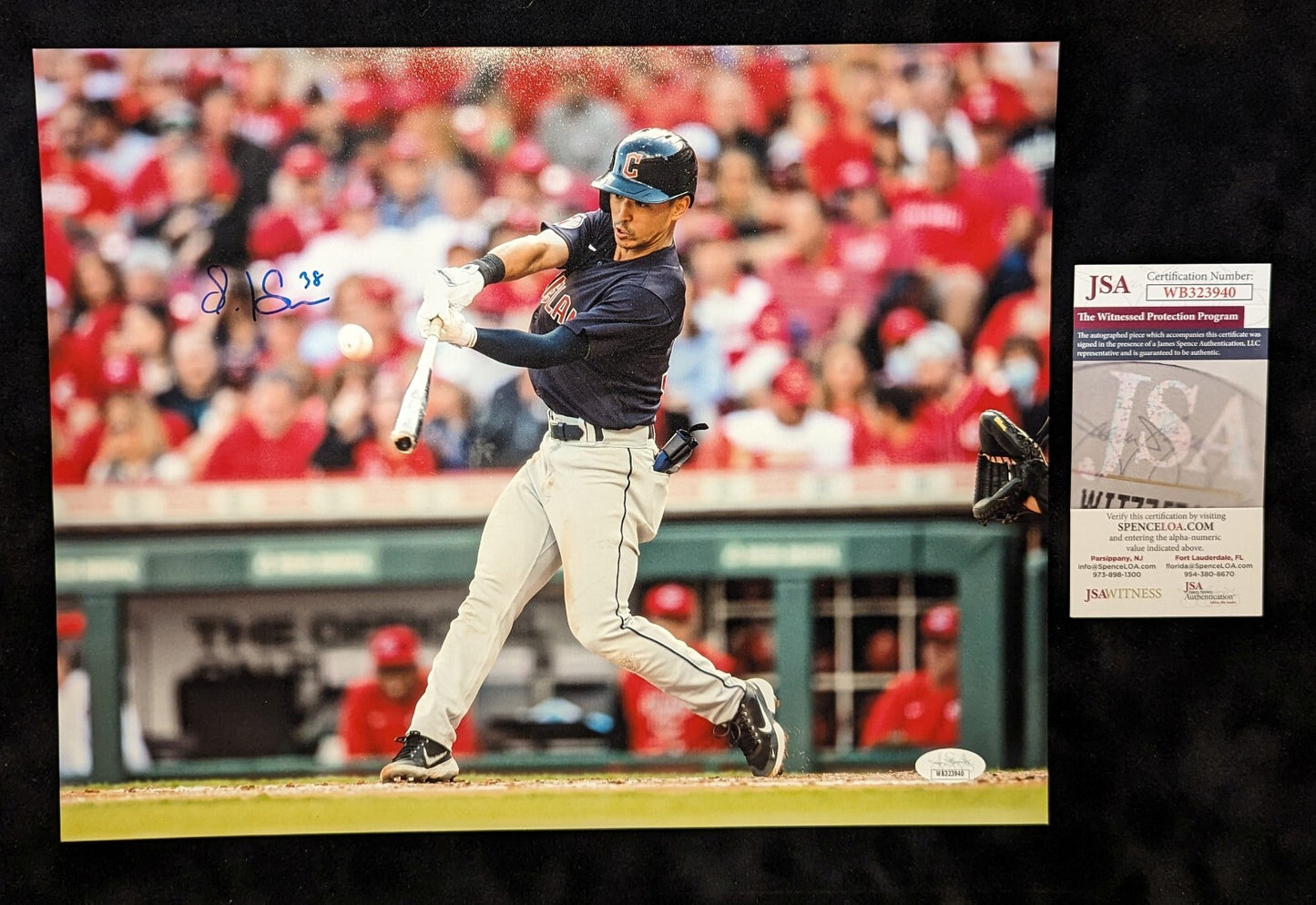 Cleveland Guardians Steven Kwan Autographed Signed 11X14 Photo Jsa Coa