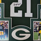 Framed Green Bay Packers Eric Stokes Autographed Signed Jersey Jsa Coa