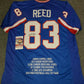 Buffalo Bills Andre Reed Autographed Signed Stat Jersey Jsa  Coa