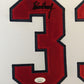 Framed Atlanta Braves Steve Avery Autographed Signed Jersey Jsa Coa
