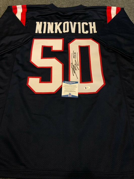 New England Patriots Rob Ninkovich Autographed Signed Jersey Beckett Coa