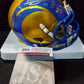Los Angeles Rams Nick Scott Autographed Flash Mini Helmet Jsa Coa
