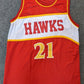 Atlanta Hawks Dominique Wilkins Autographed Signed Jersey Jsa Coa