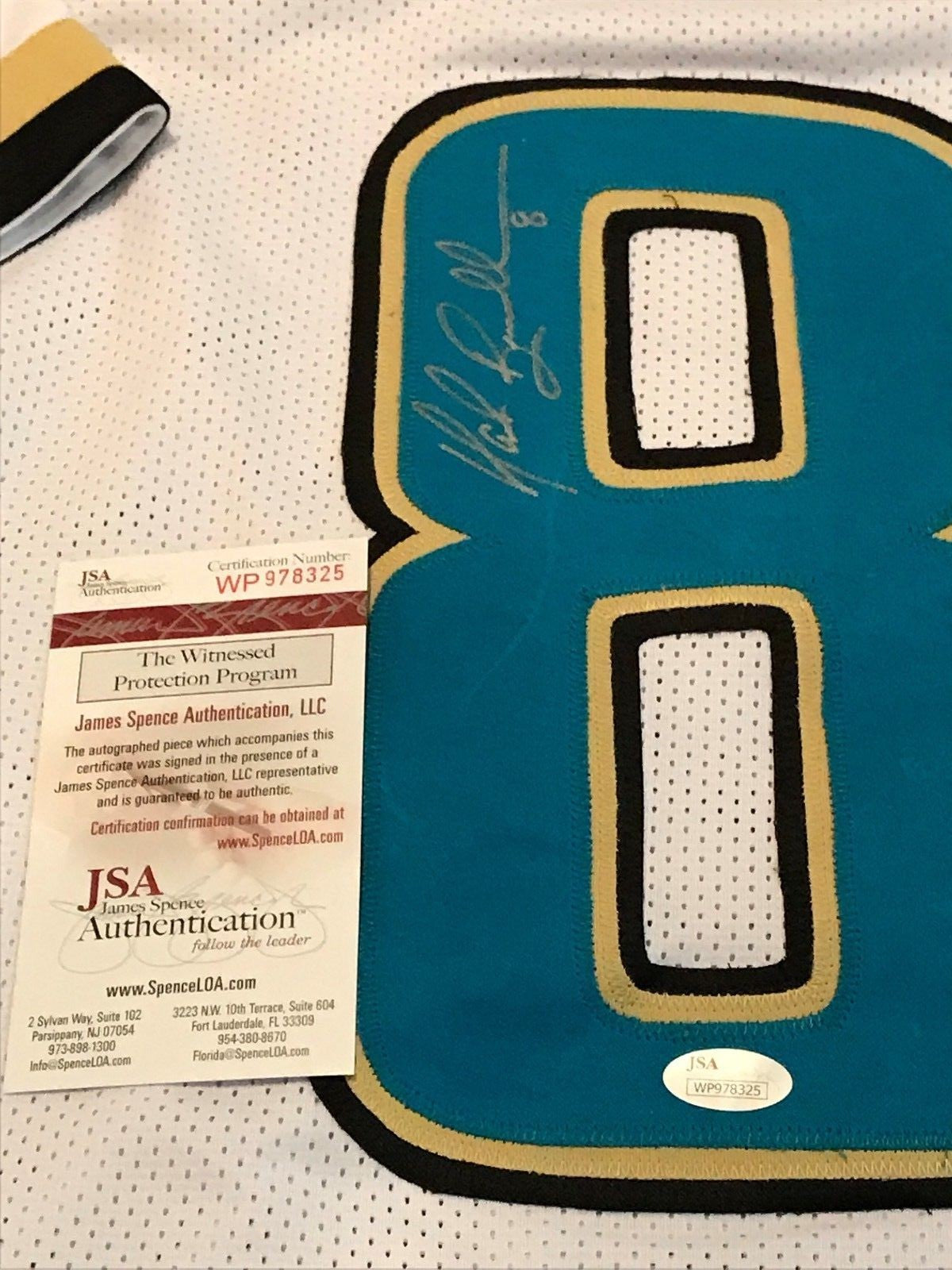 Mark Brunell Autographed Signed Jacksonville Jaguars Jersey Jsa Coa