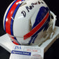 Buffalo Bills Gregory Rousseau Signed In Black Speed Mini Helmet Jsa Coa