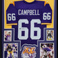 Framed Lsu Tigers Will Campbell Autographed Signed Jersey Jsa Coa