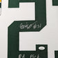 Framed Green Bay Packers Eric Stokes Autographed Signed Inscribed Jersey Jsa Coa
