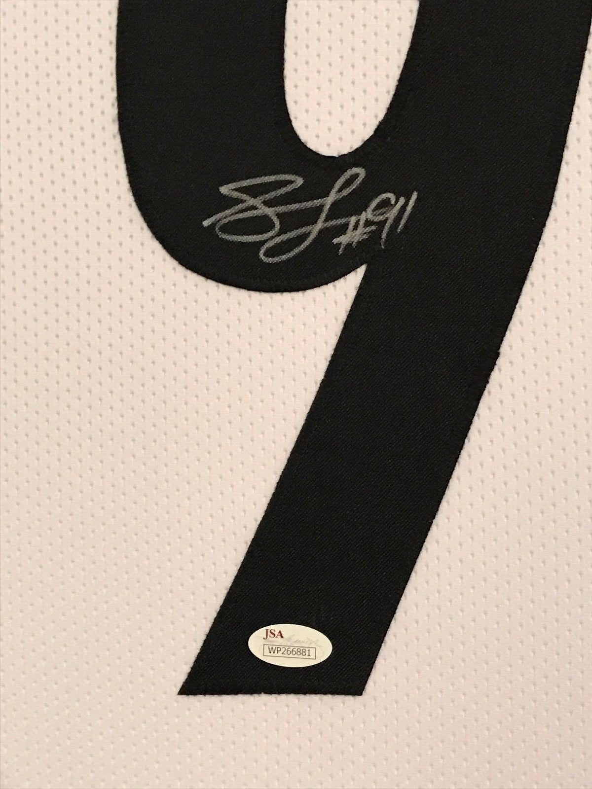 Framed Stephon Tuitt Autographed Signed Pittsburgh Steelers Jersey Jsa Coa