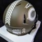 Chicago Bears Roschon Johnson Autographed Salute Mini Helmet Beckett Holo