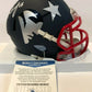N'keal Harry Signed New England Patriots Amp Mini Helmet Beckett Coa