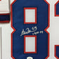 Framed Buffalo Bills Andre Reed Autographed Signed Inscribed  Jersey Jsa Coa