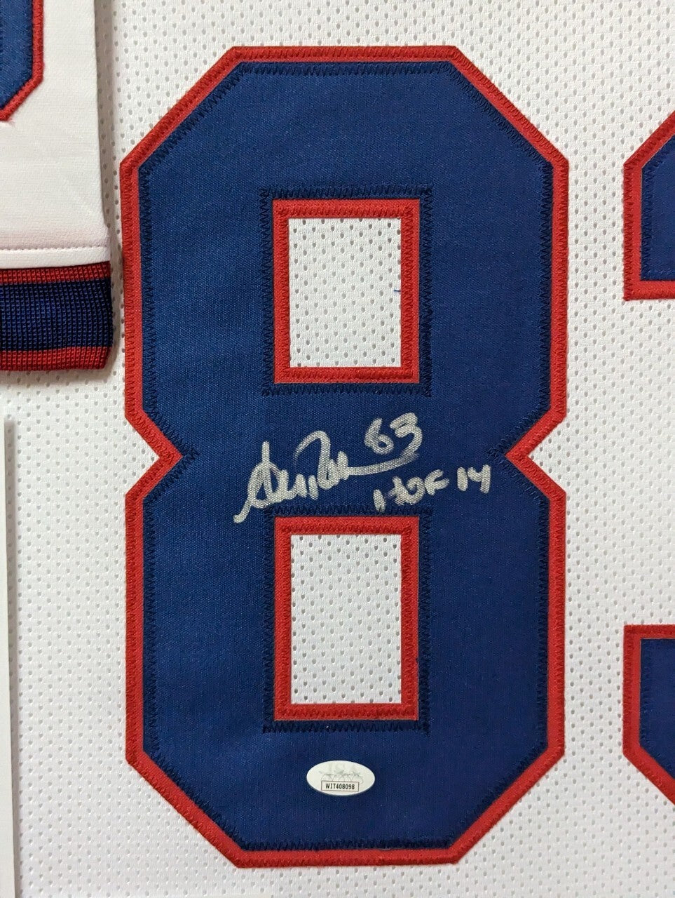 Framed Buffalo Bills Andre Reed Autographed Signed Inscribed  Jersey Jsa Coa