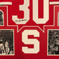 Framed James Lofton Autographed Signed Inscr Stanford Cardinals Jersey Jsa Coa