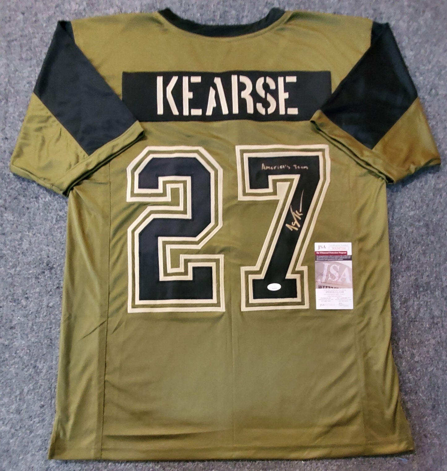 Dallas Cowboys Jayron Kearse Autographed Signed Inscribed Jersey Jsa Coa