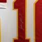 MVP Authentics Framed Kansas City Chiefs Isiah Pacheco Autographed Signed Jersey Jsa Coa 630 sports jersey framing , jersey framing