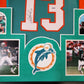 Framed Miami Dolphins Dan Marino Autographed Signed Jersey Upper Deck Coa
