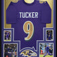 Framed Baltimore Ravens Justin Tucker Autographed Signed Jersey Jsa Coa