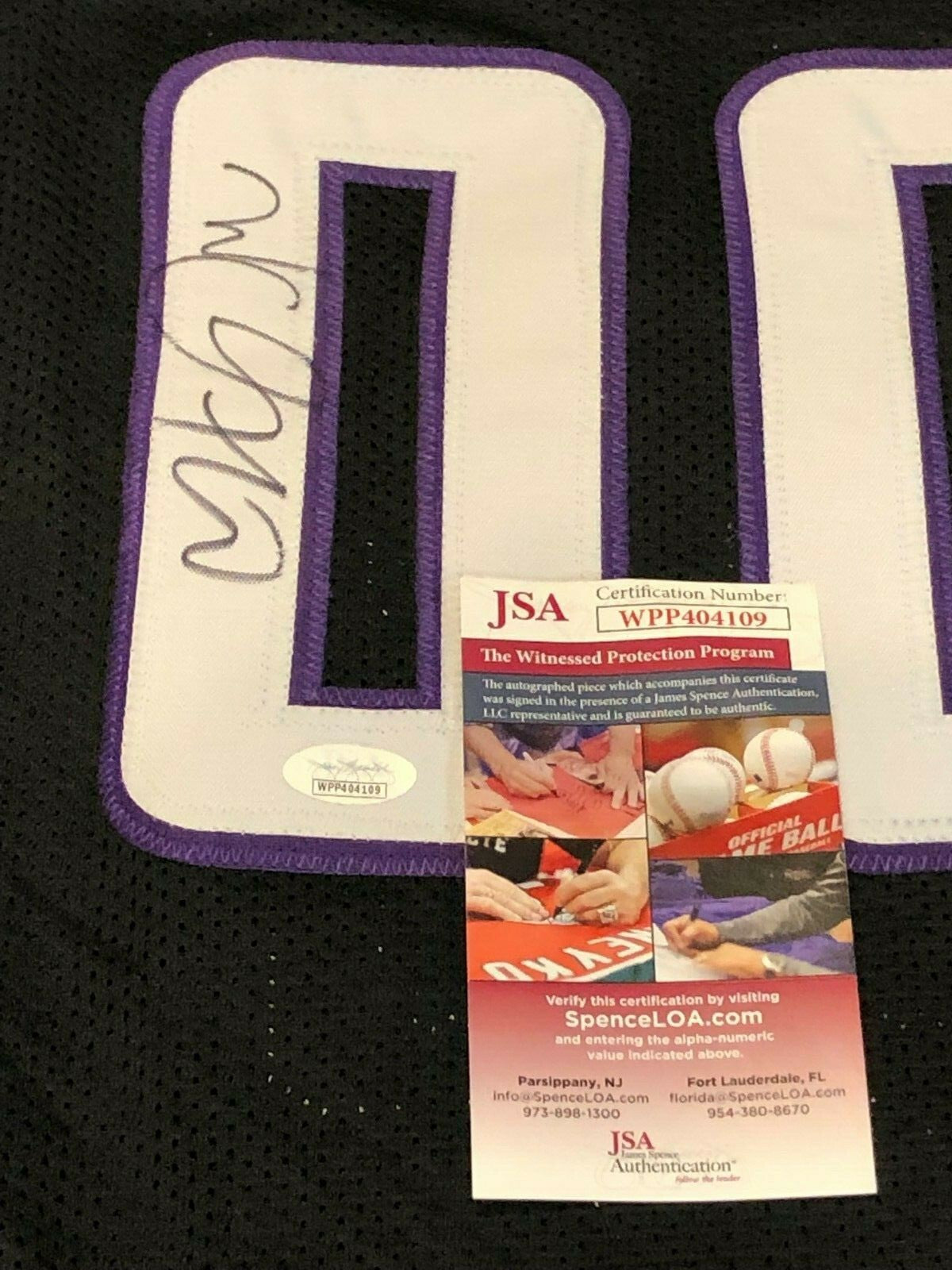 Sacramento Kings Willie Cauley Stein Autographed Signed Jersey Jsa Coa