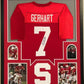 Framed Toby Gerhart Autographed Signed Stanford Cardinals Jersey Jsa Coa