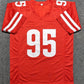 Wisconsin Badgers Keeanu Benton Autographed Signed Jersey Jsa Coa