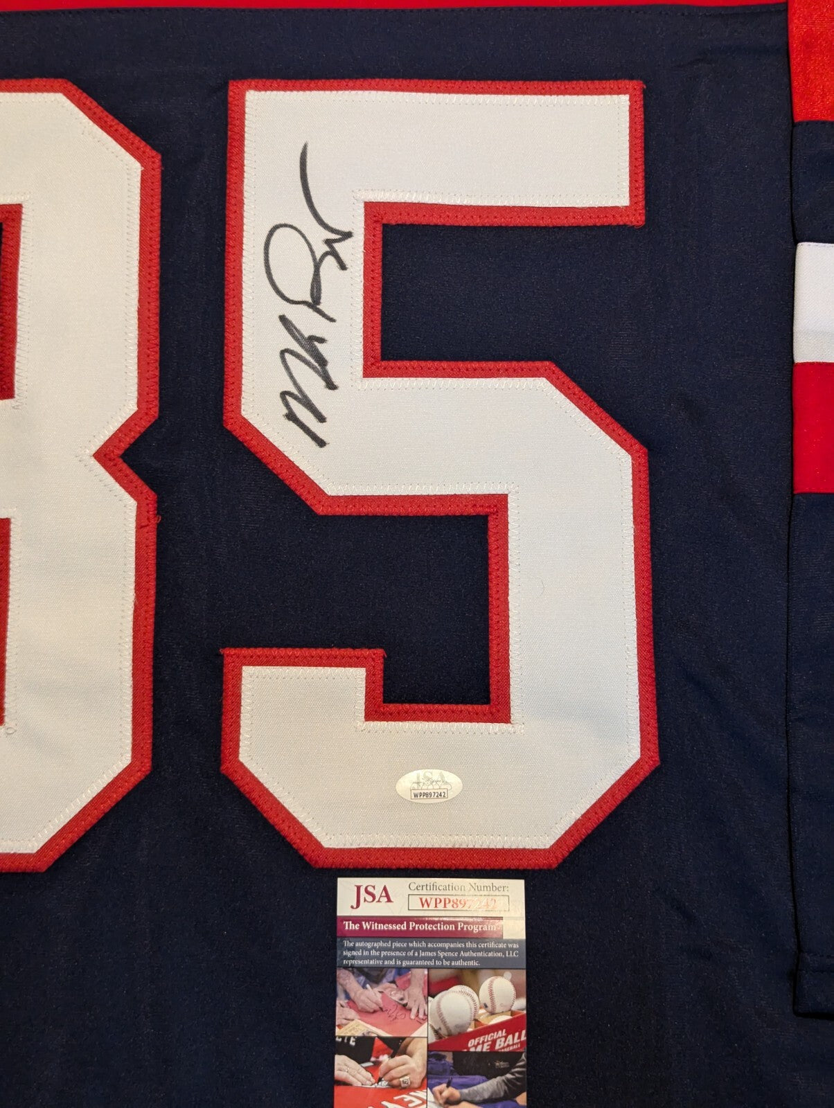 Mike Richter Autographed Signed Usa Hockey Jersey Jsa Coa