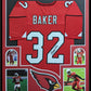 Framed Arizona Cardinals Budda Baker Autographed Signed Jersey Beckett Coa