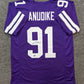 Kansas State Wildcats Felix Anudike-Uzomah Autographed Signed Jersey Beckett