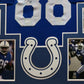 Framed Indianapolis Colts Marvin Harrison Signed Jersey Jsa Coa