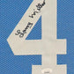 Framed Unc Tar Heels Larry Miller Autographed Signed Jersey Jsa Coa