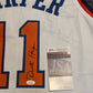 New York Knicks Derek Harper Autographed Signed Jersey Jsa Coa