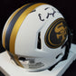 S.F. 49Ers Elijah Mitchell Autographed Signed Lunar Mini Helmet Beckett Holo