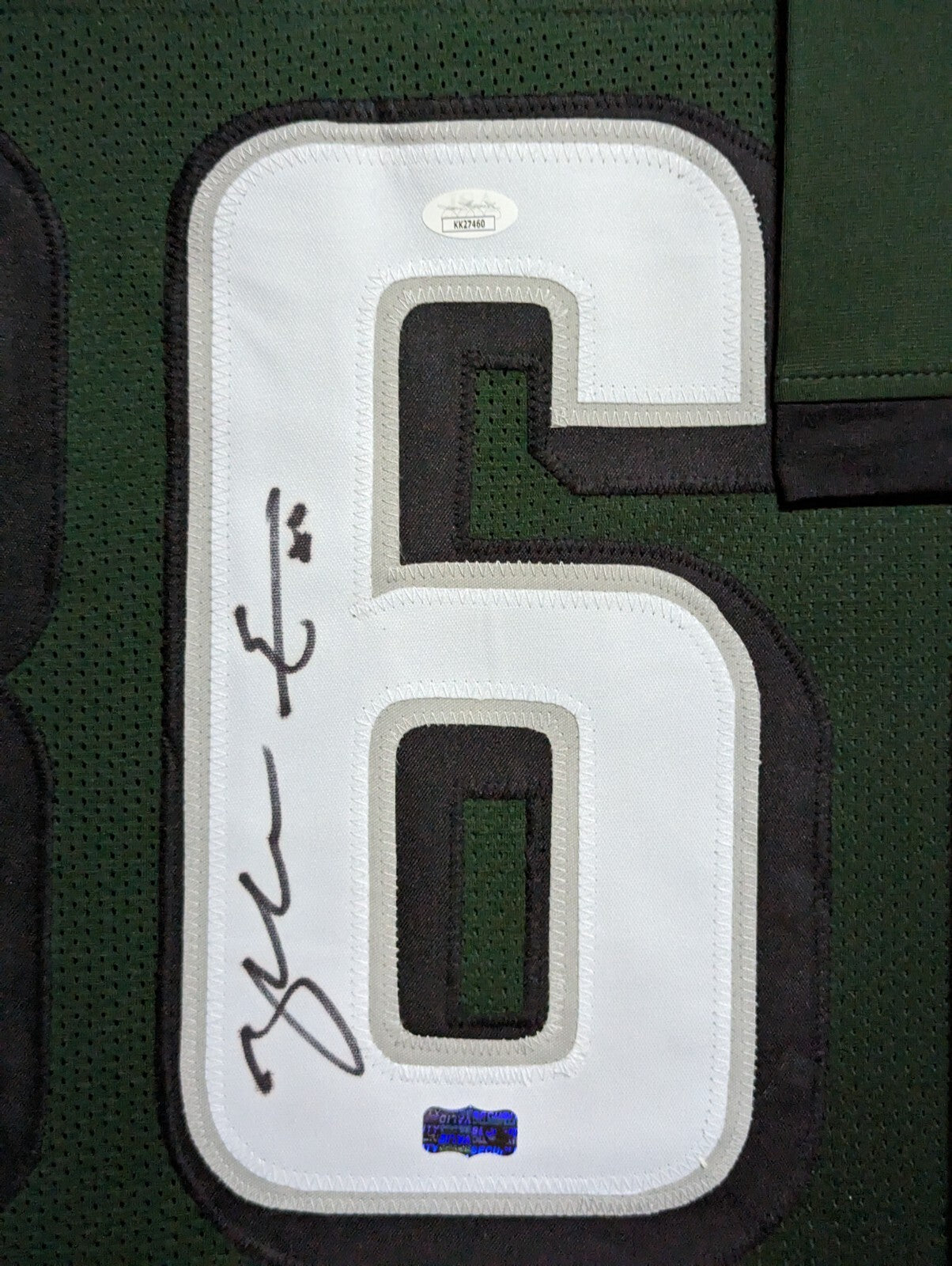 Framed Philadelphia Eagles Zach Ertz Autographed Jersey Jsa Coa