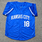 Kansas City Royals Bret Saberhagen Autographed Signed Custom Jersey Jsa Coa
