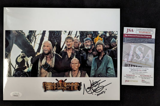 Martin Klebba Pirates Of Caribbean Hand Signed Autographed 8 X 10 Photo Jsa Coa